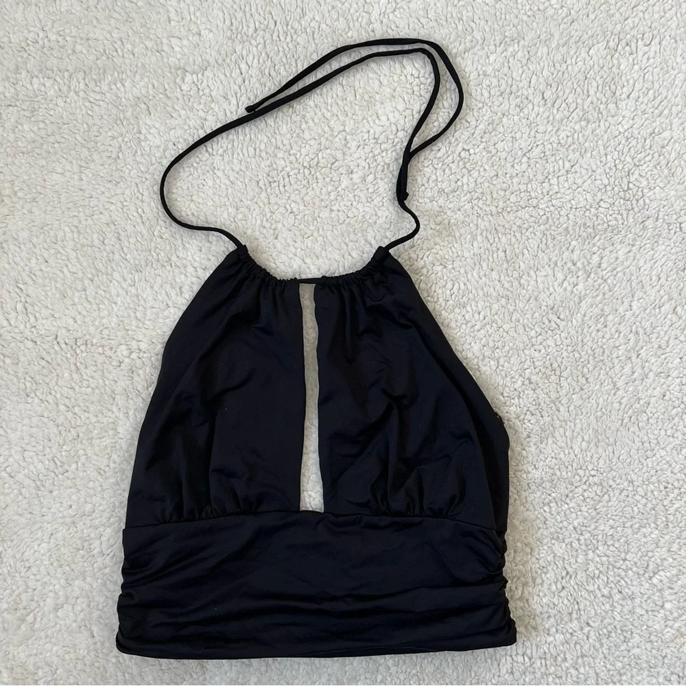 Dynamite Cut Out Halter Neck Top - Picture 2 of 9